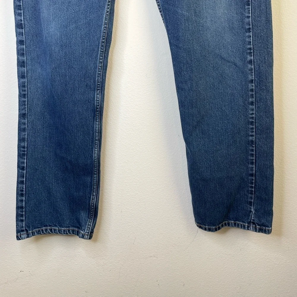 LEVIS 505 Vintage High Rise Straight Leg Jeans size 34x32